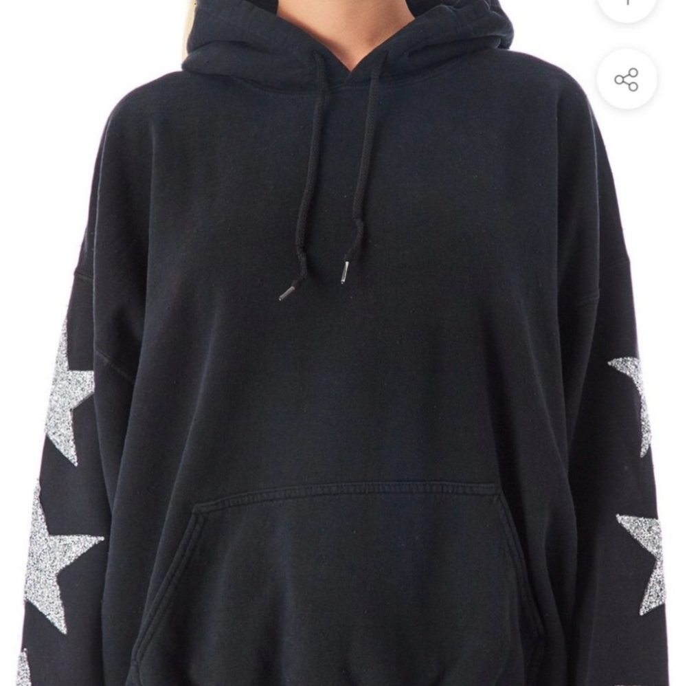 Carmar Oversized Star Patch Distressed Hoodie - S… - image 3